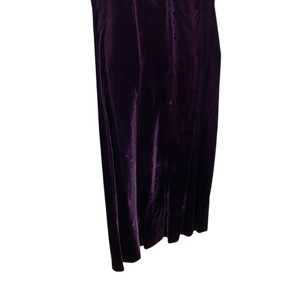 Vtg 80s Patty O’Neil Velvet Dress Womens 6 Purple Whimsigoth Witchy USA Made - Picture 8 of 16